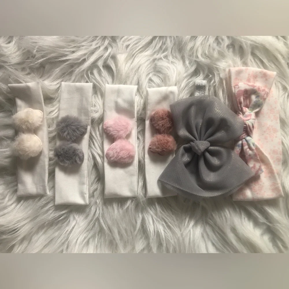 Bundle of 6 headbands for baby/toddler